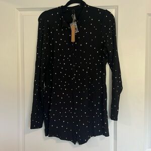 NWT Skims XL Soft Lounge Henley Onesie